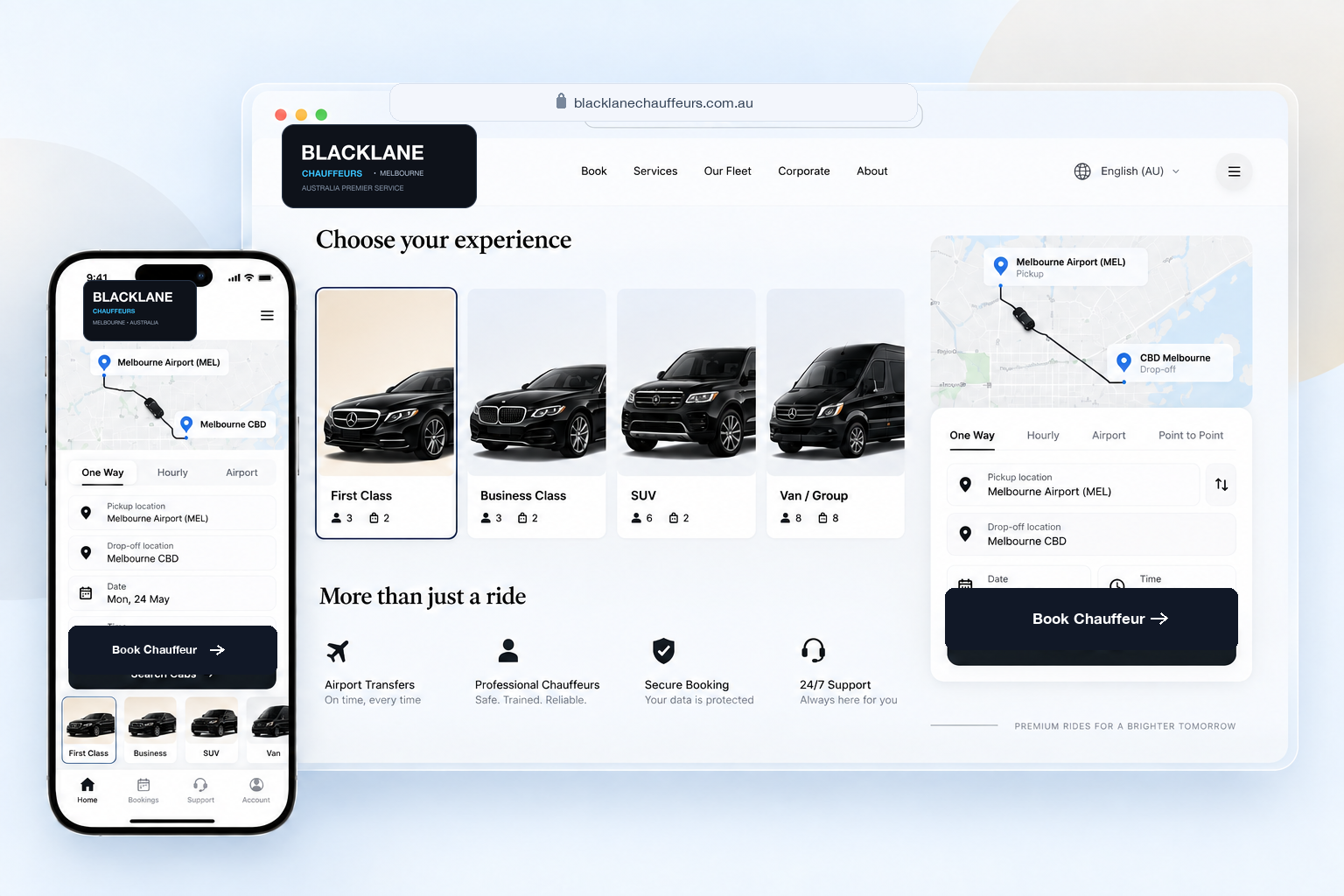 Blacklane Chauffeurs, Australia Chauffeur Booking